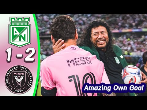 Atletico Nacional - Inter Miami 1:2 - Highlights | Suarez Goal | Messi & Rene Higuita meeting
