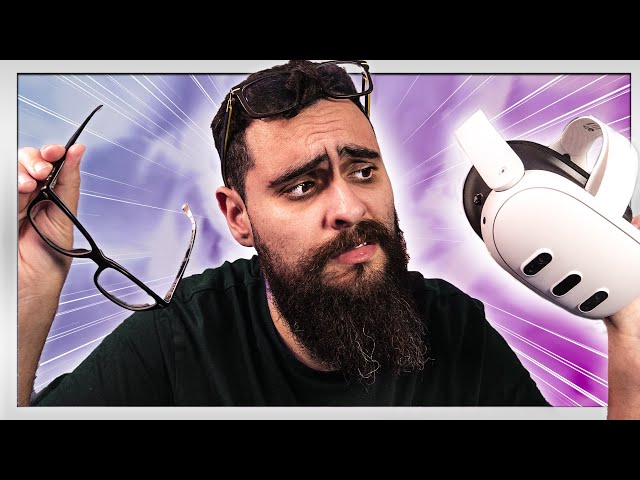 Vídeo relacionado con HMHAMA 1 par de lentes magnéticos para miopía VR para lente Meta Quest 3, lente antiluz azul para miopía, accesorios profesionales de realidad virtual (solo marcos)