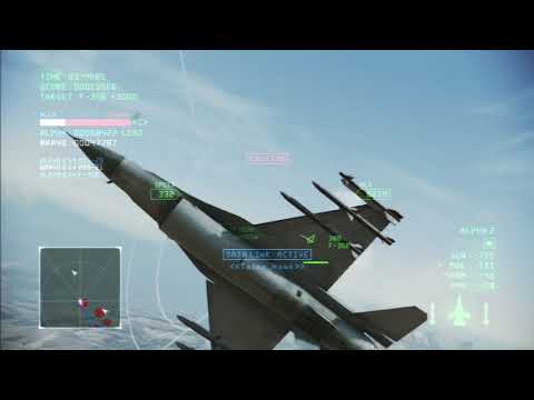 Ace Combat Infinity - Co-Op Battle 963 - F-16C MVP!