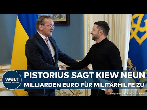 UKRAINE-KRIEG: Paukenschlag! Pistorius sagt Selenskyj knapp zwei Milliarden Euro Militärhilfe zu!
