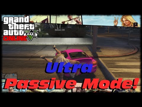 GTA 5 Online Ultra Passive Mode Glitch! How To Make You & Your Car Invincible Online Glitch!