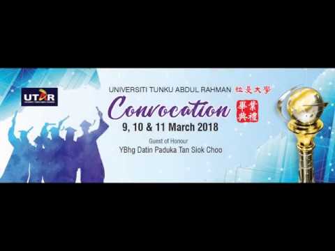 UTAR 2018 March Convocation Session 1 on 9 March 2018