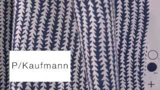 preview picture of video 'Video of P/Kaufmann Doodle Indigo Fabric #104075'