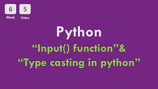[6-5] CS50x In Arabic - Python ( Input() & Type casting in python )