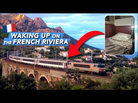 The Longest Sleeper Train in France - Paris to Nice with Intercités de Nuit "Train Bleu"