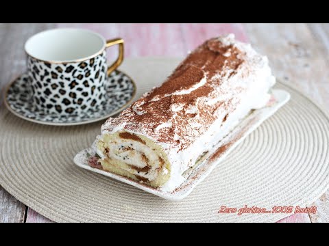 Dolce della Domenica: Rotolo soffice al tiramisù ripieno di mascarpone e caffè
