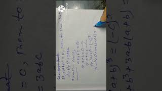 Download lagu If a   b   c = 0 show that a3   b3  c3 = 3abc #maths #shortvideo mp3