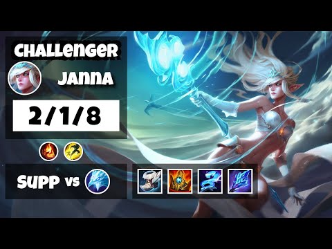 Janna Challenger Gameplay S11 Replay 11.14 Support (2/1/8) - TURKISH