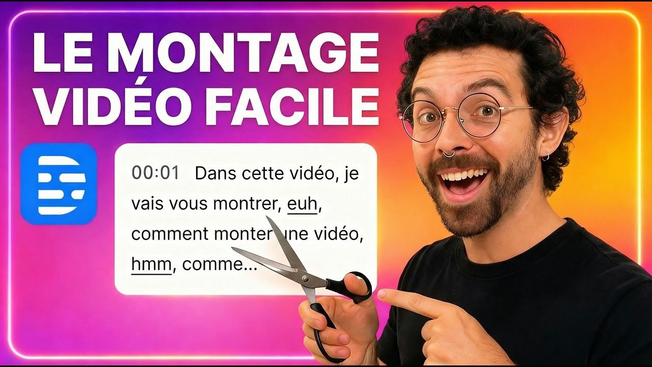 Comment monter une vidéo aussi facilement qu'un document Word (Tuto Descript)