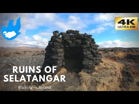 Iceland Walking Tour - Selatangar [4K]