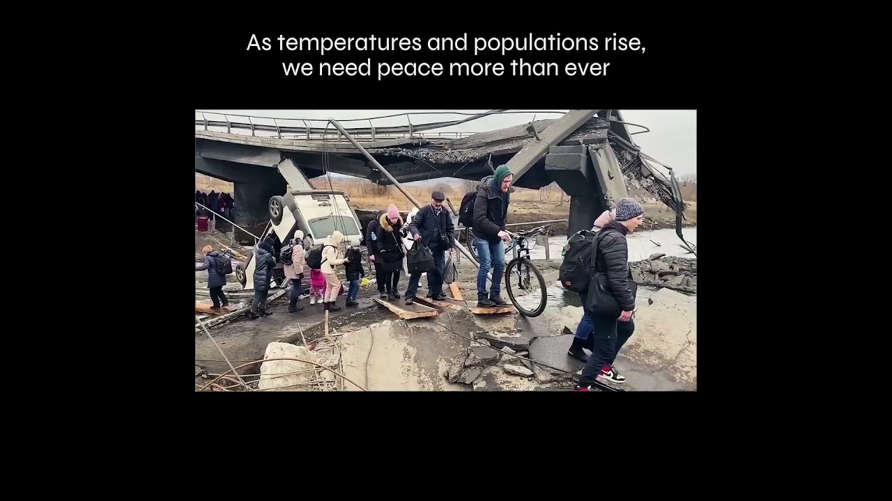 War, climate, and human migration are inextricably linked.