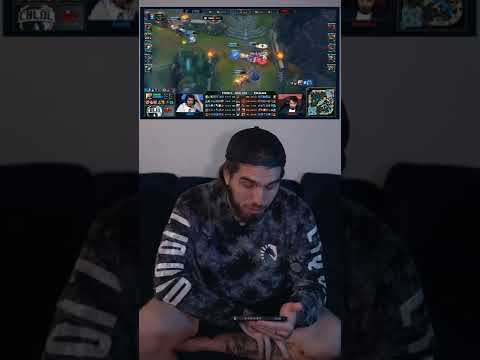 RAKIN REACTS TO HIS HISTORICAL PENTAKILL ON THE CBLOL #Shorts