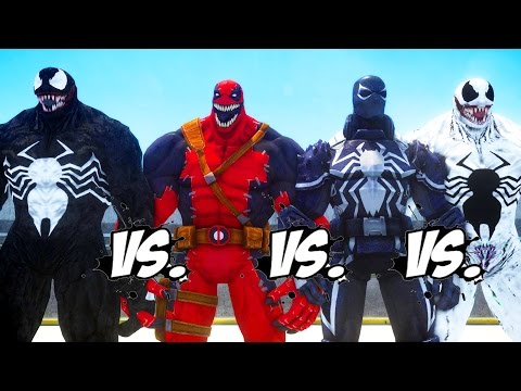 VENOM vs VENOMPOOL vs ANTI-VENOM vs AGENT VENOM - EPIC BATTLE
