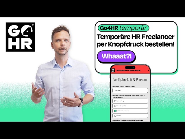 HR Recruiting temporäre HR Freelancer