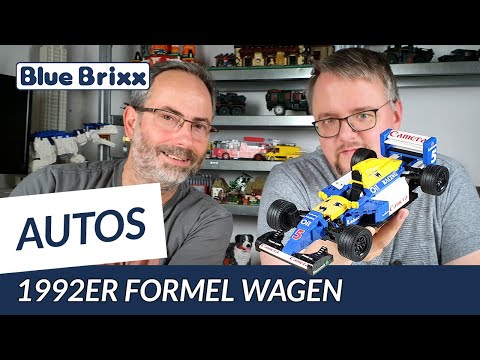 1992er Formel Wagen blau/weiß/gelb