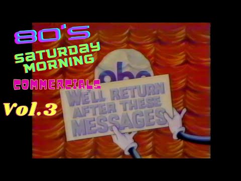 1980's Saturday Morning Cartoons ABC TV Commercials Vol.3 (Feb 14, 1987) in HD 80's Retro