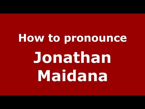 How to pronounce Jonathan Maidana (Spanish/Argentina) - PronounceNames.com