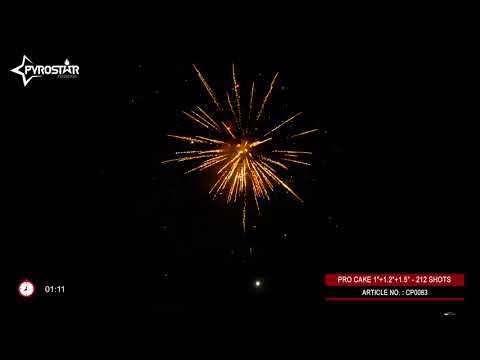 CP0083  212 SHOTS PROFESSIONAL CAKE