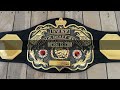 WWWF Junior Heavyweight Champion Belt | Tatsumi Fujinami New Japan Pro Wrestling | wcbelts