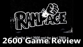 Rampage Atari 2600 Review The No Swear Gamer Ep 237