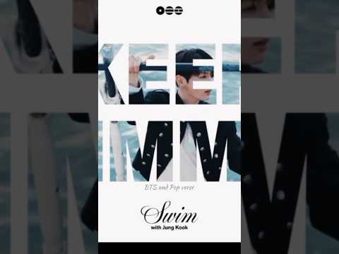 BTS SWIM with Jungkook (Acoustic lofi remix) visualiser #bts #shorts #jungkook
