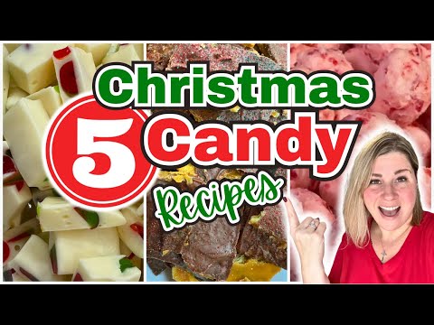 5 Incredible CHRISTMAS CANDY RECIPES You MUST TRY! | HOLIDAY SWEET TREATS You Don’t Want to MISS! 