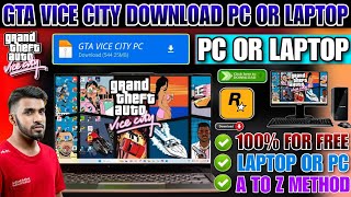 😍 GTA VICE CITY DOWNLOAD PC | HOW TO DOWNLOAD AND INSTALL GTA VICE CITY IN PC & LAPTOP | VICE CITY