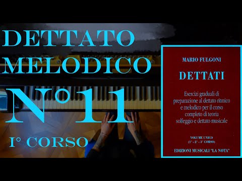 Dettato Melodico n.11 - I Corso - M. Fulgoni