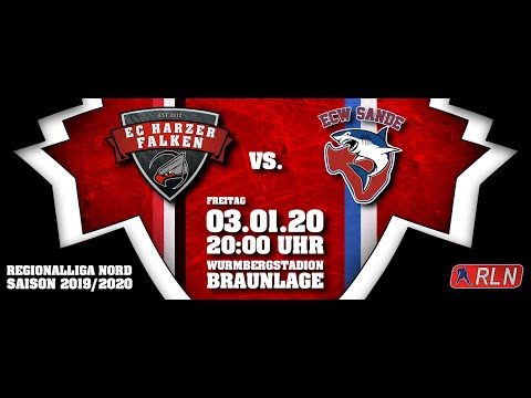 2.Drittel Harzer Falken ECW Sande 03.01.2020
