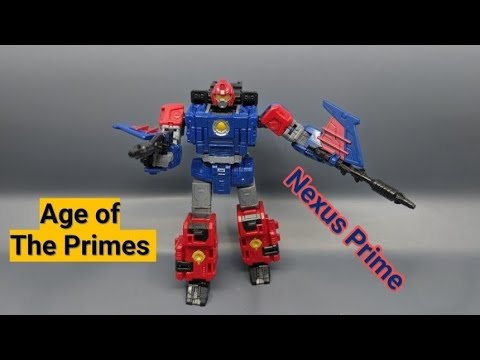 Chuck's Reviews Transformers Age of the Primes Nexus Prime