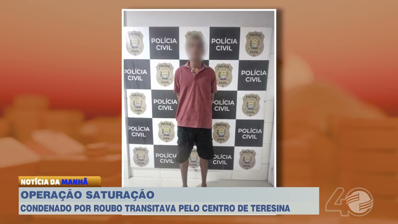 Homem condenado a mais de 10 anos de prisão é preso no Centro - Notícia ...