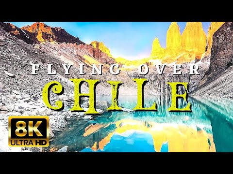 FLYING OVER CHILE(4K UHD) - Relaxing Piano Music Along With Beautiful Nature