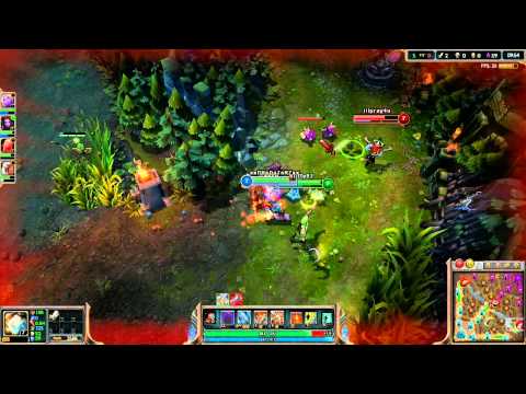 League of Legends - Rocket Girl Tristana - Full Game With Friends