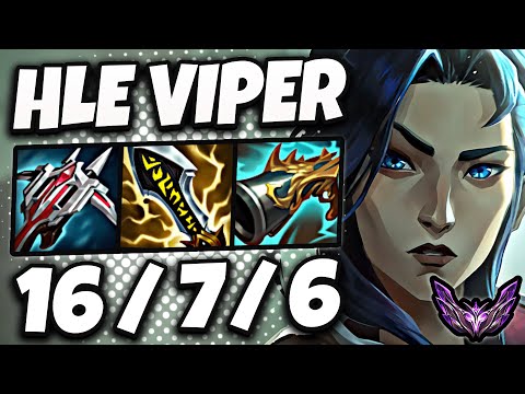 Caitlyn vs Ezreal ADC [ HLE Viper ] Patch 25.1 Ranked Master Korea ✅