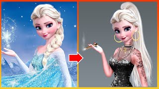 Frozen: Elsa  Glow Up Into Bad Girl - Disney Princ