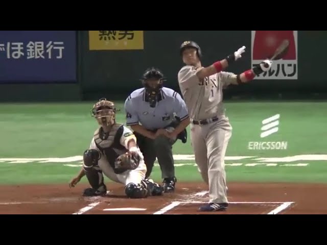 【1回表】バファローズ・中島先制2ラン!! ヤフオクドームで今季5本目のアーチ!! 2015/8/12 H-Bs