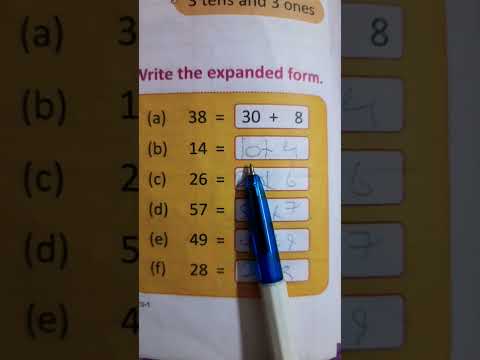 write the expanded form in maths