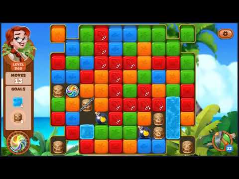 Lost Island Blast Adventure Level 846 - NO BOOSTERS 🏝️ | SKILLGAMING ✔️