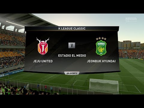 FIFA 17 | JEJU UNITED VS JEONBUK HYUNDAI - Full Gameplay (PS4/Xbox One) HD 1080p60