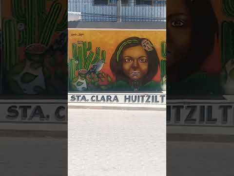 Mural en Santa Clara Huitziltepec, Puebla