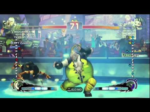 MADGARMENT [Rufus] vs. mi-chan0406 [Ibuki] | PS3 SSF4 Arcade Edition