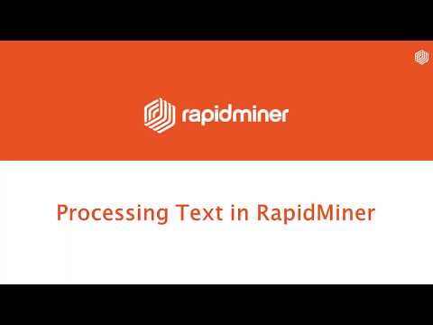 Processing Text And Document Objects Rapidminer