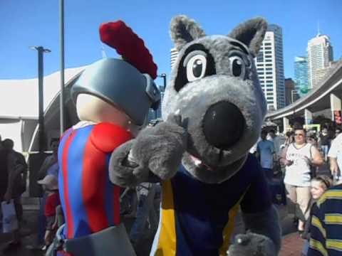 NRL Mascots Parade Darling Harbour