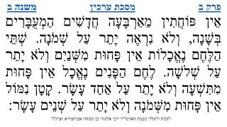 מסכת ערכין פרק ב משנה ב