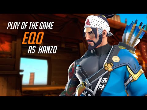 WHAT PRO HANZO LOOKS LIKE IN OW 2 - POTG! [ OVERWATCH 2 SEASON 4 TOP 500 ]