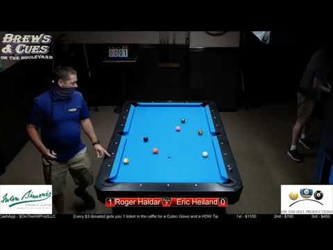 Fall 9 Ball Shootout   Day 1   Eric Heiland vs  Roger Haldar