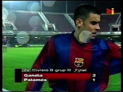 Barcelona B-Eibar 2a division temporada 98-99
