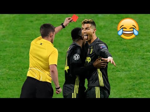 Top 10 Most Crazy/Funny Red card reaction in football ● HD