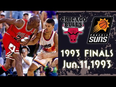 1993 FINALS BULLS vs SUNS GAME2 | NBa Full Game