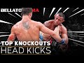 Top BRUTAL Head Kicks Part Two | Bellator MMA